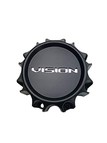 Vision Wheels C353Mb-8V C353-8V-Up Matte Black Center Cap