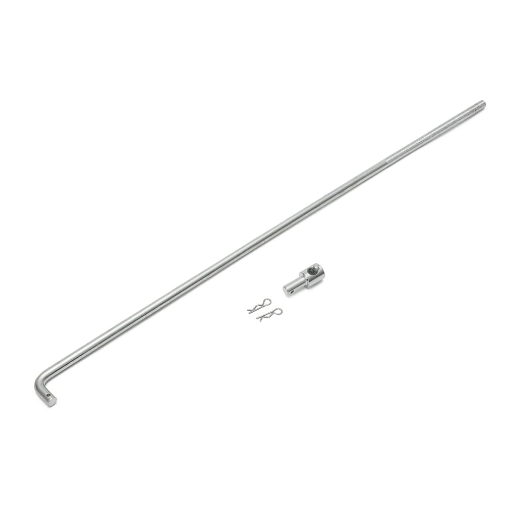 Throttle Rod 14.96” Throttle Linkage Universal Car Clip Accelerator Adjustable For Camaro 1967-1969 | For Nova 1968-1969 | For Chevelle & For El Camino 1964-1969