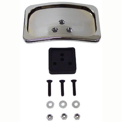 V-Factor Curved Style License Plate Mount With Backing Plate For Harley-Davidson
