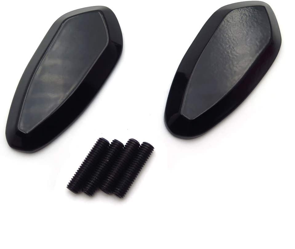 Httmt- Usmt222-013-Bk-Nologo- Mirror Block Off Base Plates 5Mm Compatible With 1999-2007 R6 Yzf-R6 Yzfr6 Carbon