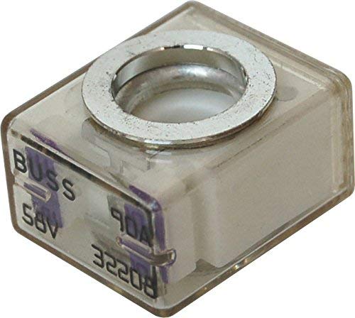 Bay Marine Supply – 90A Marine Rated Battery Fuse - Genuine Bussmann (Mrbf Terminal Fuse Only) – 58V Dc Maximum Ip66