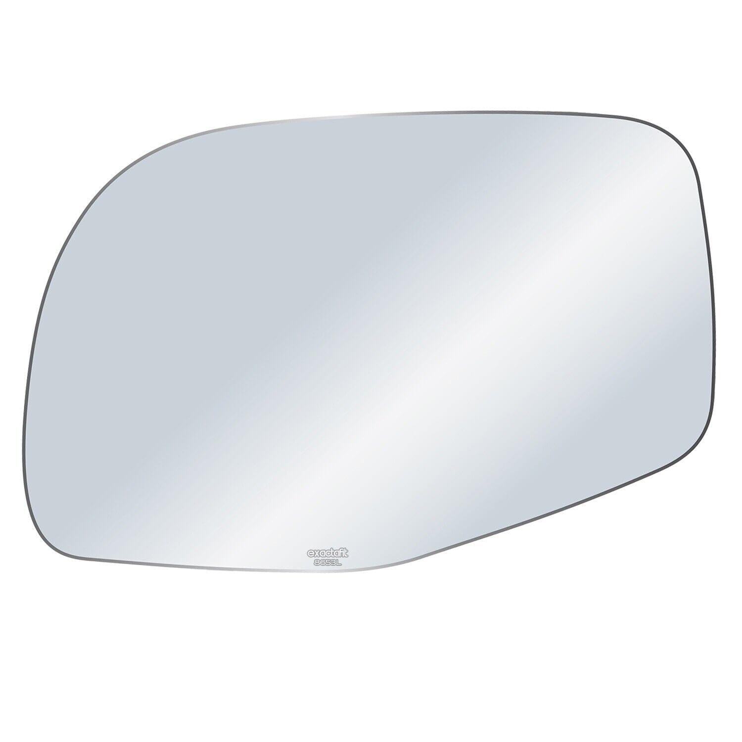 Exactafit 8653L Driver Side Mirror Glass With Adhesive Pads Left Door Replacement Compatible With Ford 1995-2005 Explorer And Ranger, 2001-2005 Explorer Sport Trac, 1997-2005 Mercury Mountaineer