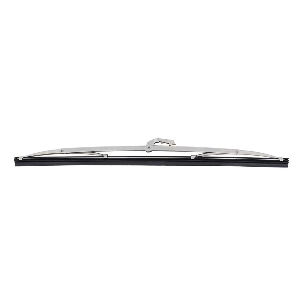 United Pacific 110424 13-Inch Polished Stainless Steel Bayonet Type Wiper Blade, Fits Using Bayonet Mounts, 3/16-Inch Bayonet Width - One Wiper Blade