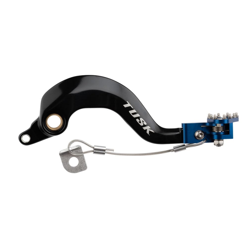 Tusk Aluminum Brake Pedal Blue Tip For Yamaha Yz250 1997-2022