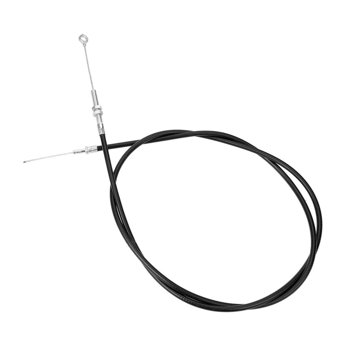 Auceli Throttle Cable With Loop, Universal Casing For Manco 8252-1390 Asw Go Kart Go Cart, Replacement Throttle Cable 63 Inch Long Inner Wire 71 Inch Long, Go Cart Accelerator Accessories