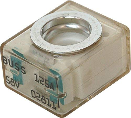 Bay Marine Supply – 125A Marine Rated Battery Fuse - Genuine Bussmann (Mrbf Terminal Fuse Only) – 58V Dc Maximum Ip66