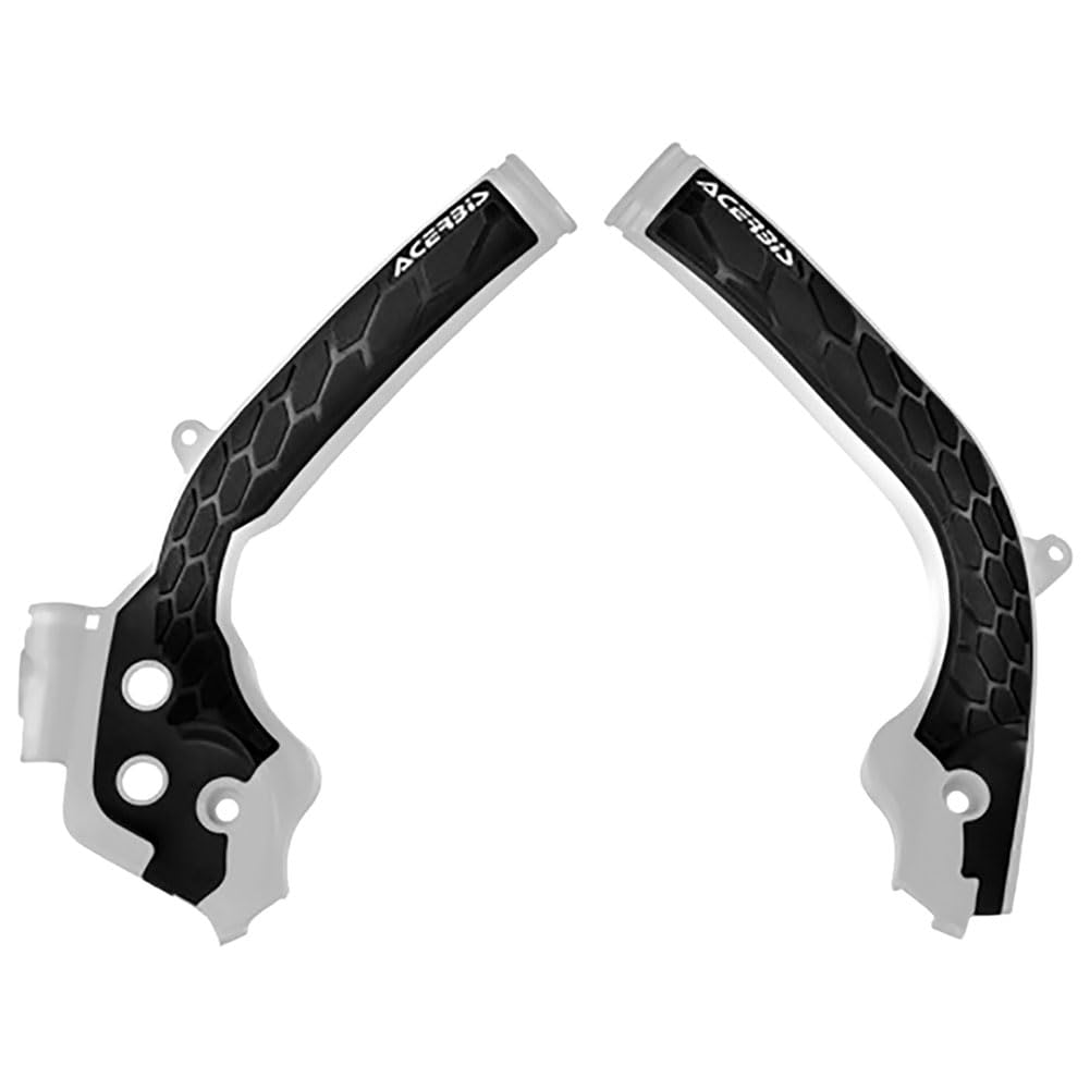 Acerbis X-Grip Frame Guards White/Black For Ktm 450 Sx-F 2016-2018