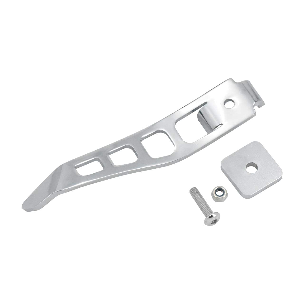 Hdbubalus Motorcycle Kickstand Extension Fit For Harley Dyna Street Bob Fxdb Fat Bob Low Rider Super Glide Custom 2007-2017 Chrome