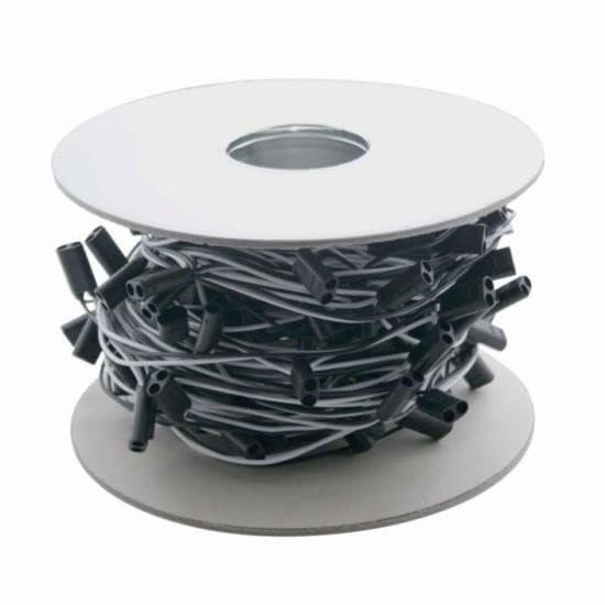 United Pacific 34197 Double Female Bullet Plugs, 100 Count, 2-Prong, Insulated 16G Wire Harness Roll - 100' W/12' Lead Between Plugs – 100Ft Roll