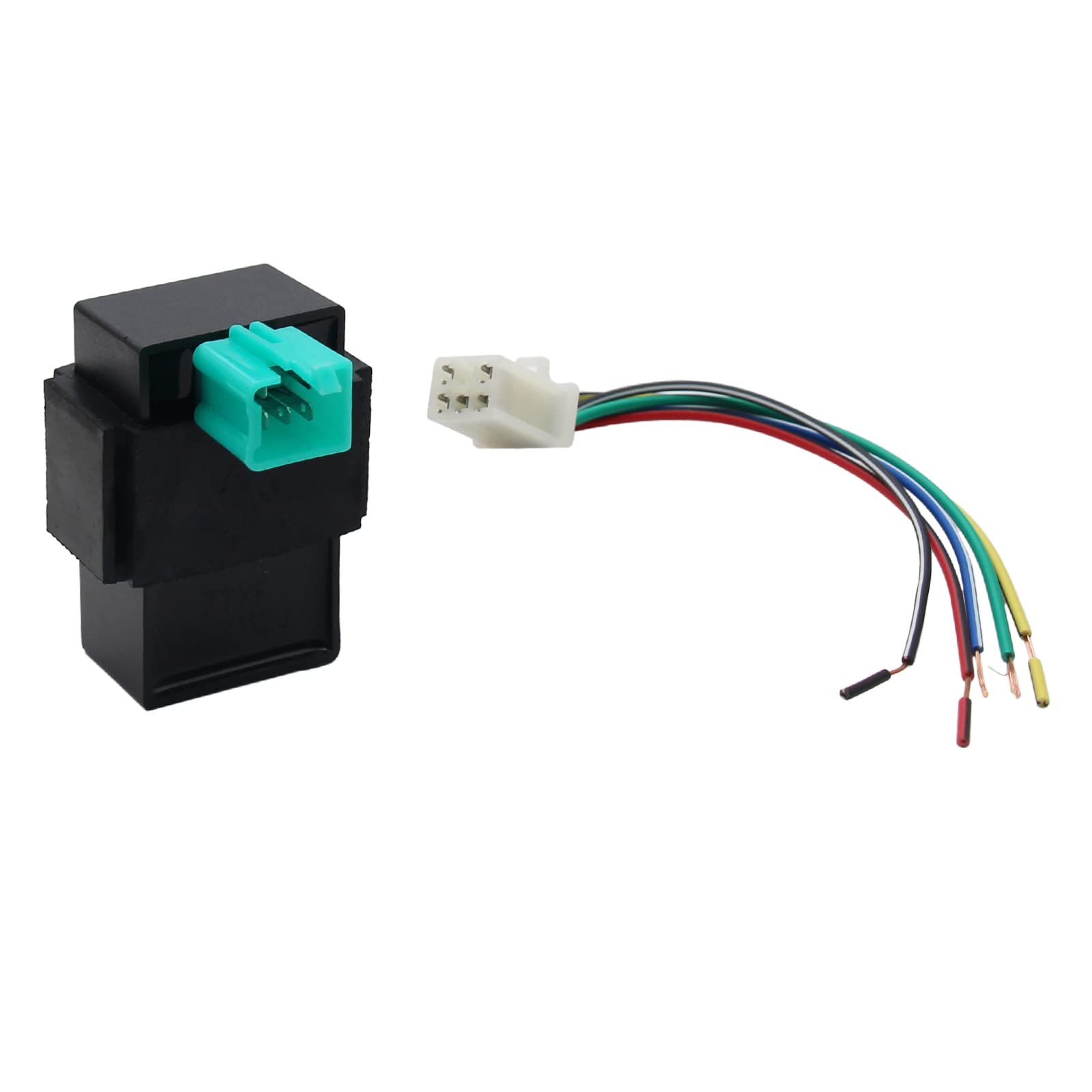 5 Pin Ac Cdi Box Cdi Cable Wire Harness Plug 5 Wires For 50Cc 70Cc 90Cc 110Cc 125Cc 150Cc Dirt Bike Kids Atv Quad Go Kart Buggy Scooter Moped (A)