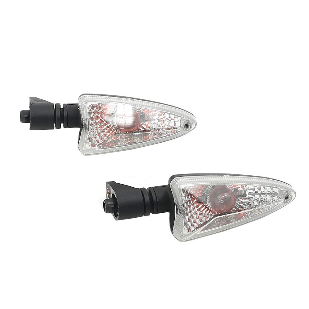 Motorcycle Front/Rear Blinker Turn Signal Light 120Mm For F800R F800S K1300R/S F800Gt F800St F800Gs S1000Rr C600 G650Gs F765Gs Transparent (No Wire,Only Light)