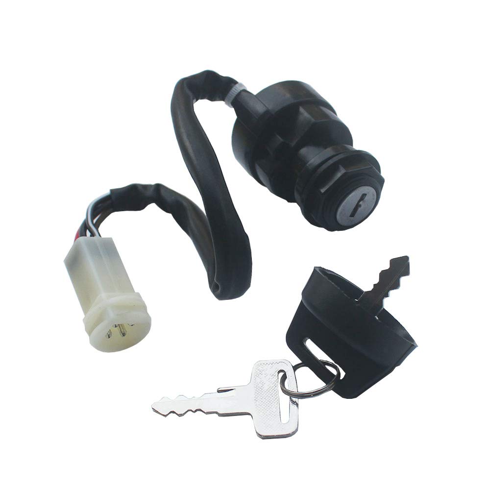 Kipa Key Ignition Switch For Yamaha Moto 4 Yfm 225 250 350 Atv 1986-1994 Big Bear 350 Yfm350 4Wd 1990-1994 Yfm350 Warrior 1987-1994 Moto-4 Yfm250 1987-1994 Oem # 1Uy-82510-02