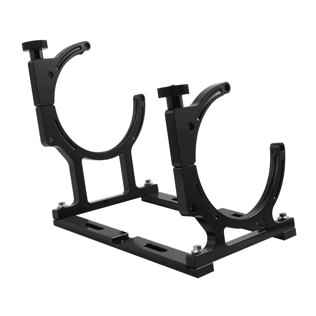 X-Avion Nitrous Oxide Nos Billet Aluminum Single Bottle Holder Bracket Black, Suits 10Lb Bottles