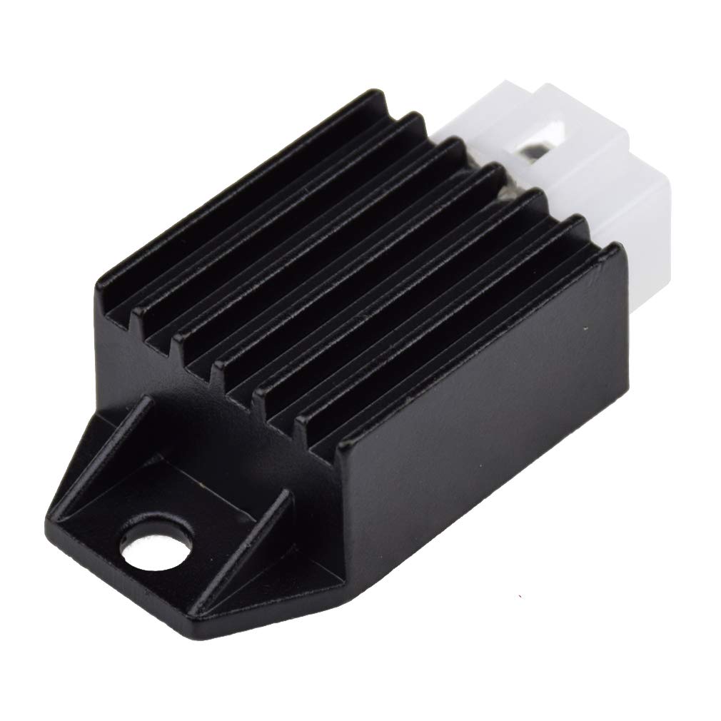 Hiaors Voltage Regulator Rectifier 4 Pin For Tao Tao Ata-110 Data135 125 Coolster 110Cc Atv 3050B 3050B-2 3050C 3050D Roketa Kazuma Meerkat 50Cc Falcon 90Cc Atv Quad Howhit 150Cc Go Kart
