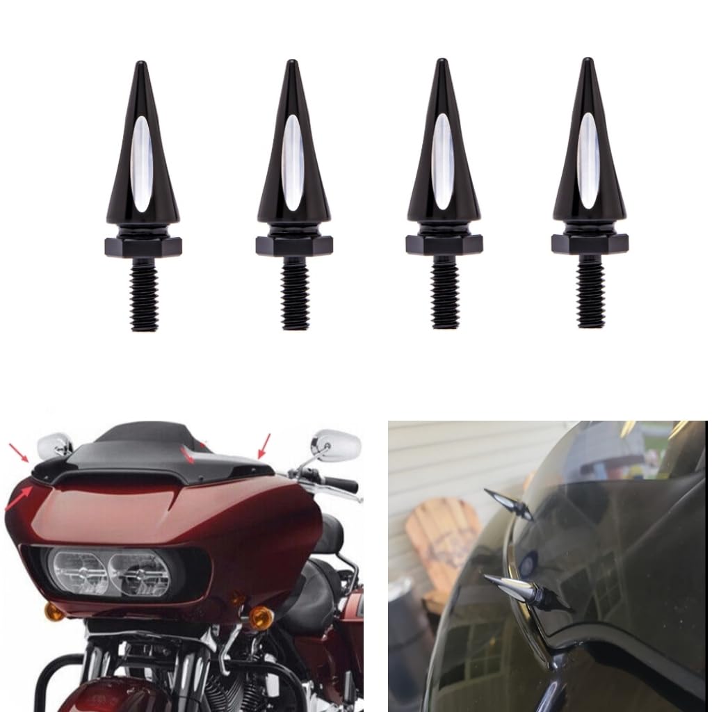 Street Glide Windshield Bolts Motorcycle Fairing Bolts Windshield Spike Bolts Windscreen Screws Compatible With Harley Street Glide Touring Models,Road Glide Windshield Trim(Road Glide 2015-2023)