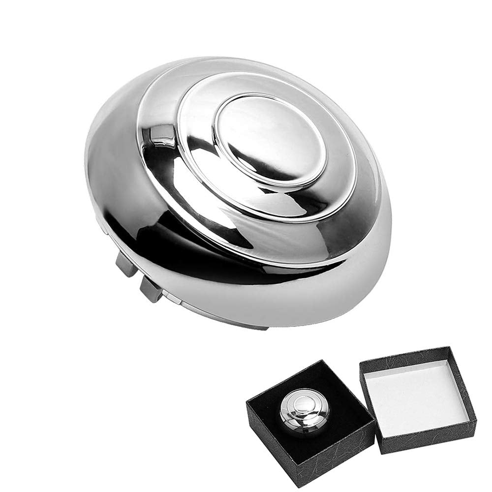 Basiker Fit For Shifter Knob Chrome Cap With Stronger Clips Ford F-150 2004-2005 Oem 4L3Z-7213-Ba Triple Chrome Plated Install In Seconds