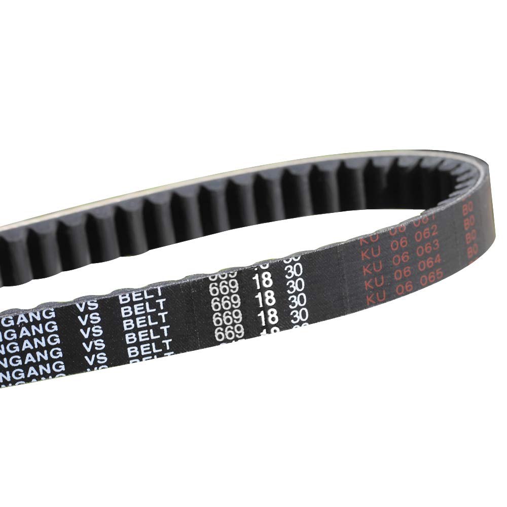Trkimal 669-18-30 Cvt Drive Belt For Gy6 49Cc 50Cc 139Qmb Engine Roketa Jmstar Taotao Jonway Baja Tank Scooter Moped Atv Go Kart.…
