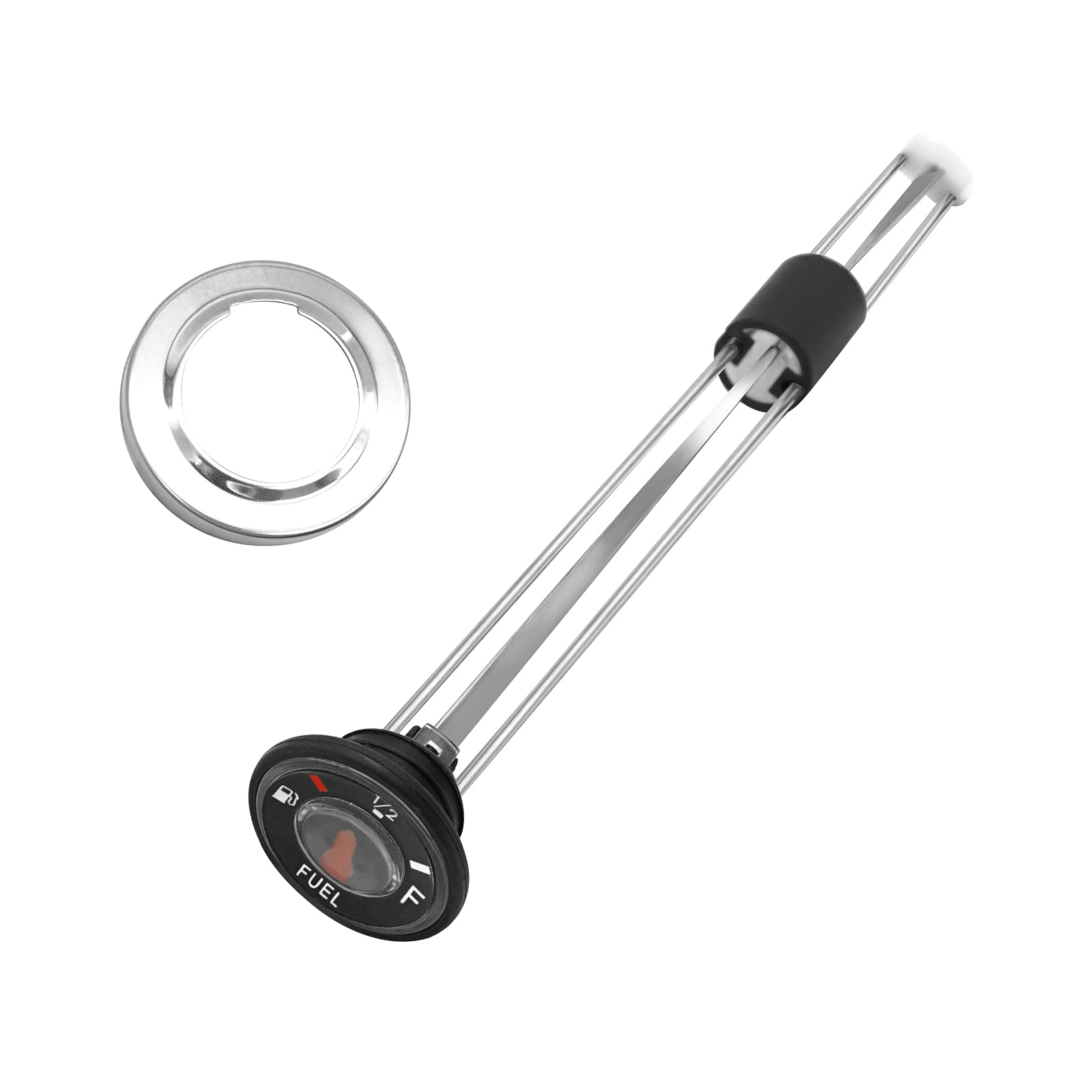 Fuel Gas Cap Gauge Meter For Kawasaki Bayou 220/250/300/400 Klf220/Klf250/Klf300/Klf400 Prairie 300/400 Kvf300/Kvf400 (Oem# 52005-1121 52005-0735 52005-1086)