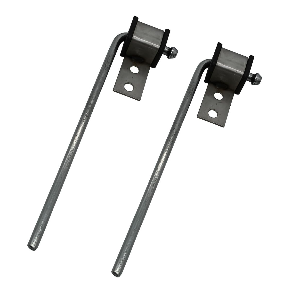 Haoxaoon 2 Pack Universal Exhaust Hanger Rod Weld On Heavy Duty Exhaust Bracket Hanger - 3/8' Rod 10' Long