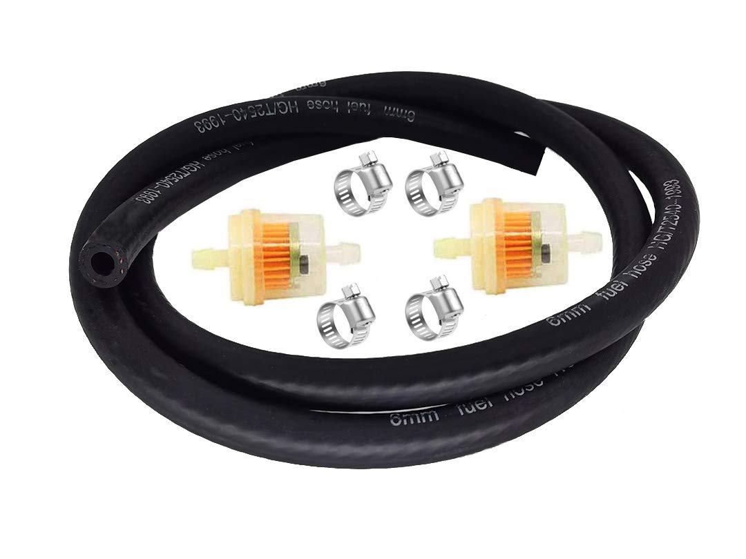 Fuel Line 1/4' Id X 1/2' Od Used For Kawasaki Honda Suzuki Yamaha Atv Dirt Bike Moped Scooter Mowers Tractors Snow Blowers Small Engines