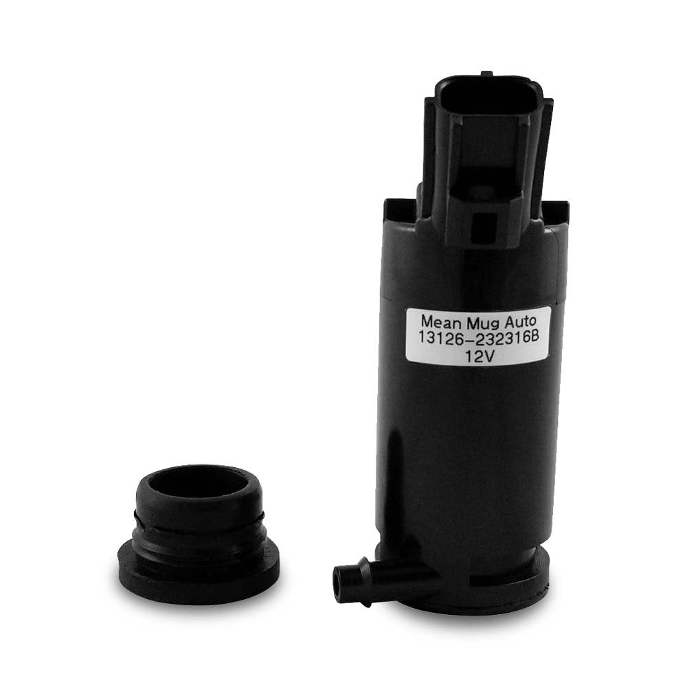 13126-232316B Windshield Washer Pump W/Grommet - Washer Motor Compatible With Ford, Lincoln, Mazda, Mercury - Replaces Oem #: 89017059