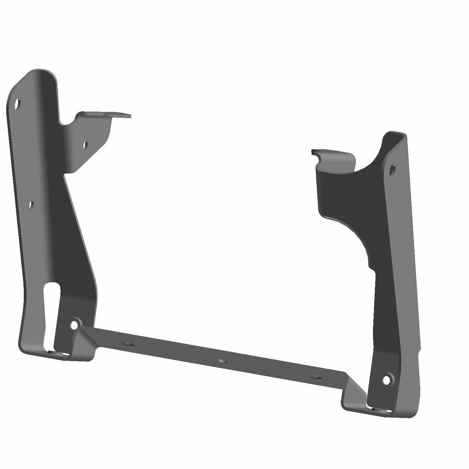 Polaris Atv Radiator Bracket, Upper, Black, Genuine Oem Part 5255572-329, Qty 1