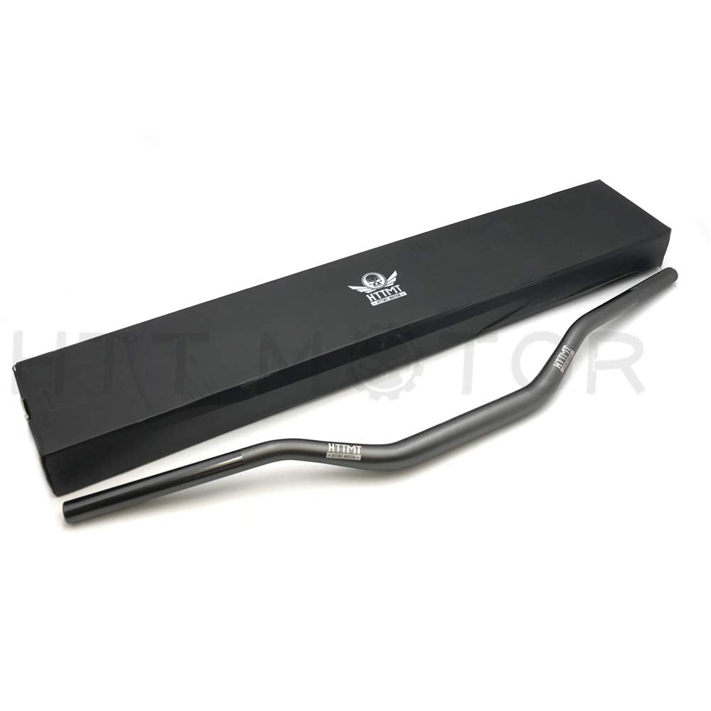 Httmt- Hb023- Compatible With 1 1/8' Fat Bar 28Mm 7/8' Handlebar Handle Bars Motorcycle Mx Motocross Black
