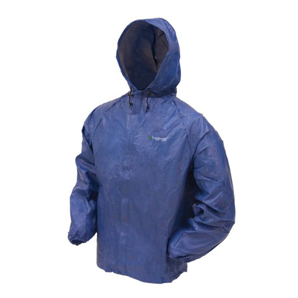 Frogg Toggs Men'S Ultra-Lite2 Waterproof Breathable Rain Jacket, Blue, Large