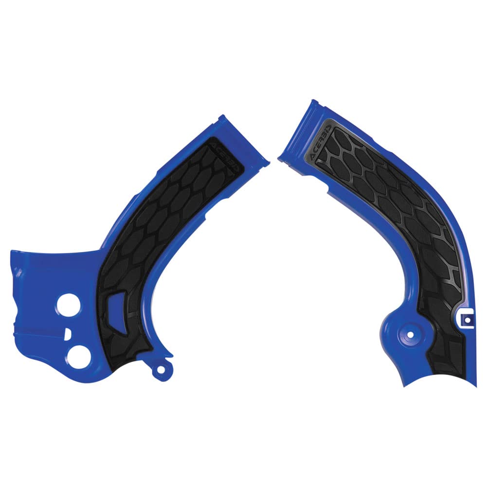 Acerbis X-Grip Frame Guards Blue/Black For Yamaha Yz250F 2014-2016