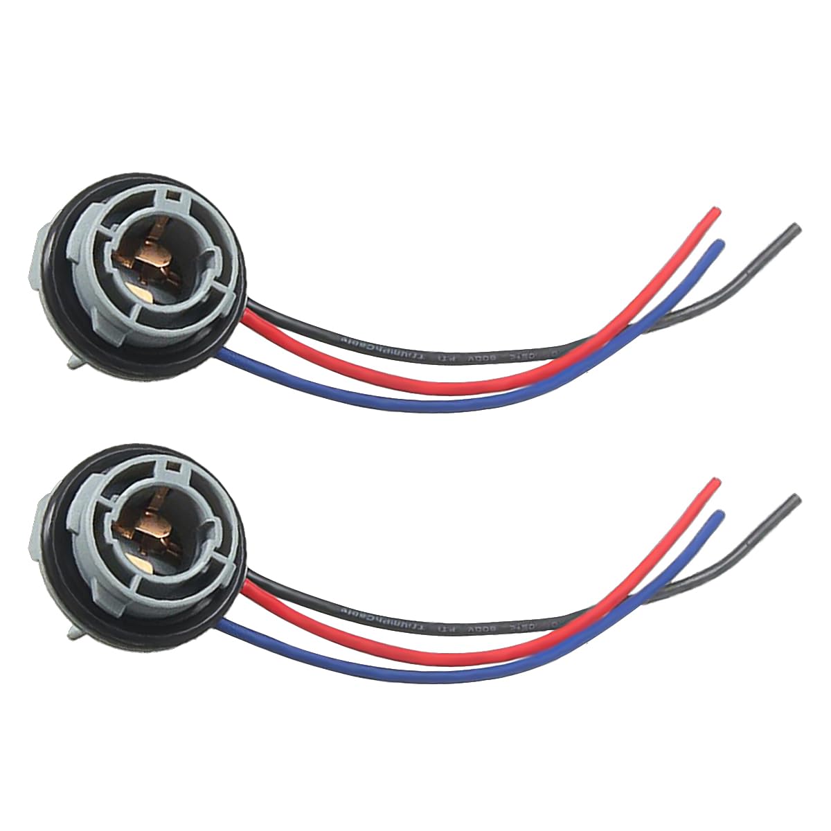 2Pcs 1157 Led Bulb Socket Plug, Waterproof Turn Signal Brake Light Tail Light Socket Harness, Base Plug Connector Professional Car Accessories Fits Most Cars, Trucks, Suvs