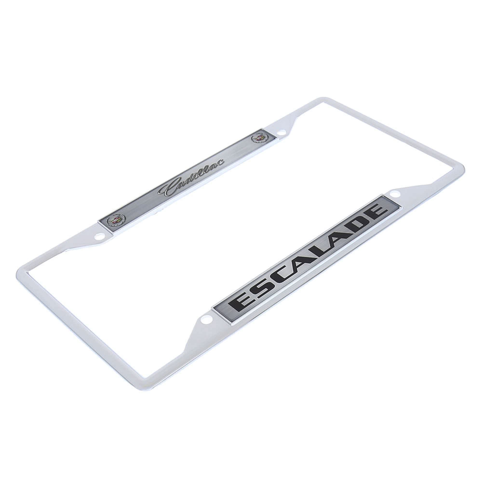 Eurosport Daytona- Compatible With - Cadillac Escalade License Plate Frame