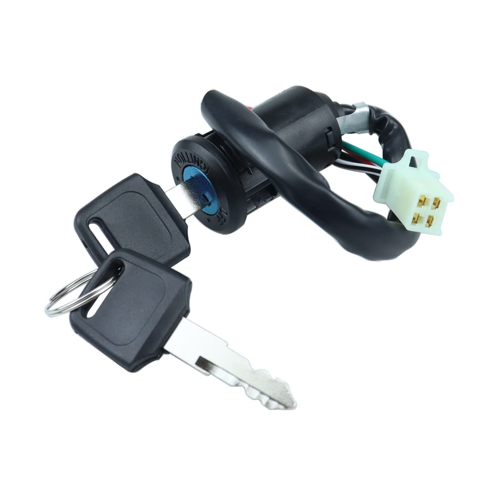 Motorcycle 4 Pin Ignition Key Switch Set For Chinese 50Cc 70Cc 90Cc 110Cc 125Cc 150Cc 250Cc Atv Dirt Bike Quad Coolster Taotao Sunl Apollo