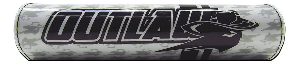 Outlaw Racing Bike Handlebar Pad Cushion For Crossbar - Fits Atv'S Motorcycles And Dirt Bikes – Handlebar Protector Pad – Approx. 8.9-Inch-Long White