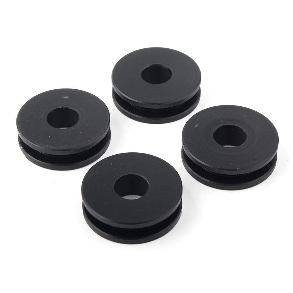 Newsmarts Replacement Detachable Windshield Bushing Grommets Fit For Harley Road King Softail 2000-2014, Black