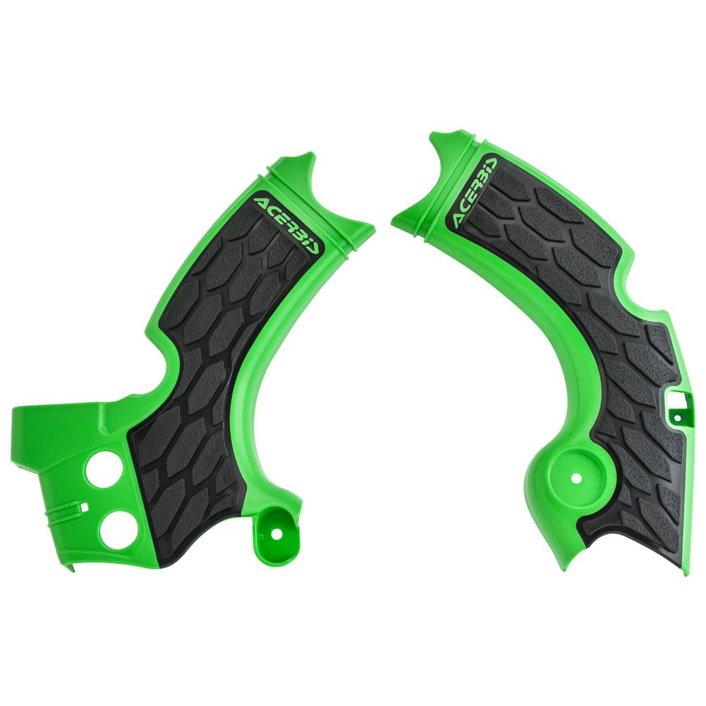 Acerbis X-Grip Frame Guards Green/Black For Kawasaki Kx250F 2015-2018