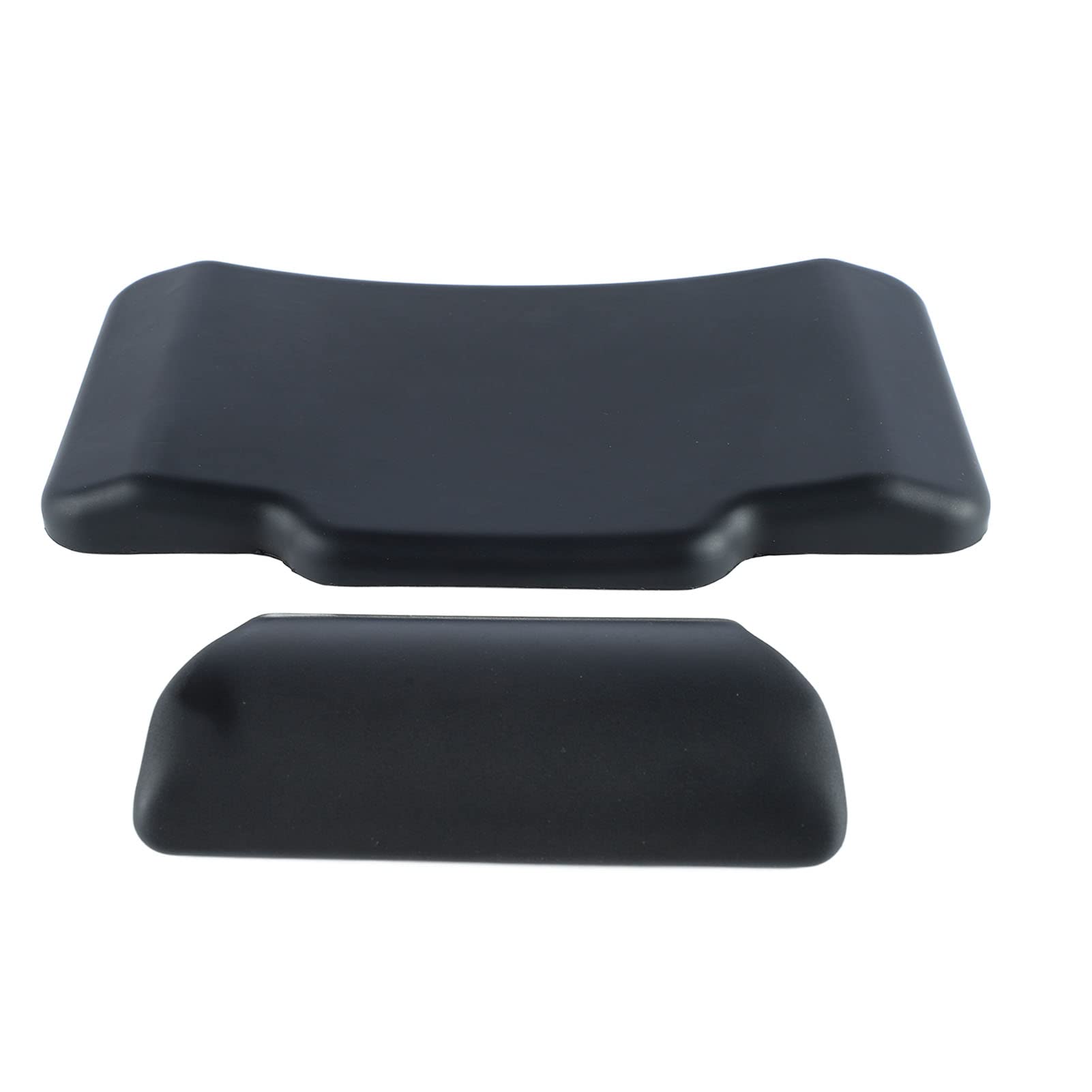 Motorcycle Passenger Backrest, Kimiss 3Cm Thickness Tail Box Passenger Backrest Support Damping Pad Pu Leather Motorcycle Back Pad
