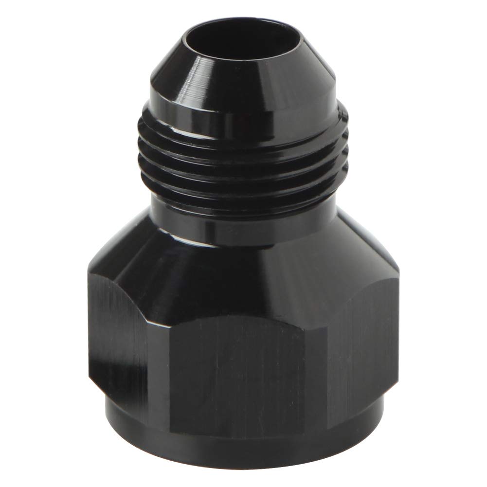 Podavelle 10An Female To 8An Male Flare Reducer Fitting Adapter Aluminum Black