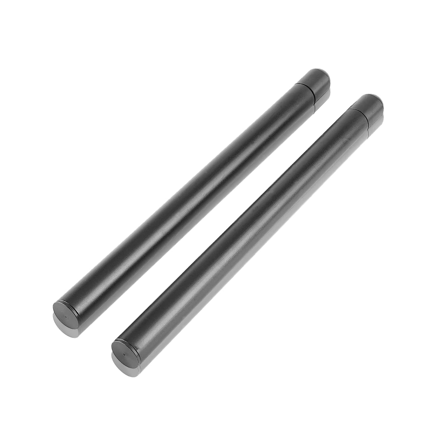 1 Pair 78 22Mm Handlebar Tubes Keenso Universal 78 Motorcycle Handlebar Tubes Clipon Replacement Accessory (Black)