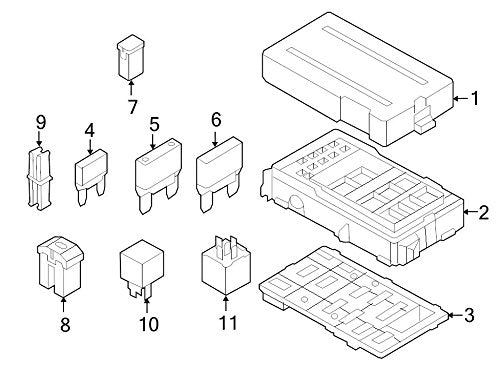 Multi Function 20 Amp 4 Blade Relay Oem New