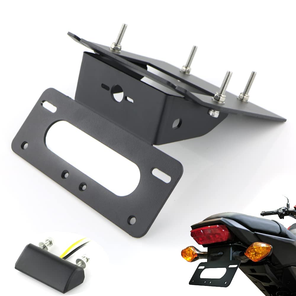 Xitomer For Grom Fender Eliminator Fit For Grom 2017 2018 2019 2020 Msx125 Grom, With Led License Plate Light, Compatible With Oem/Stock Turn Signal (Black)