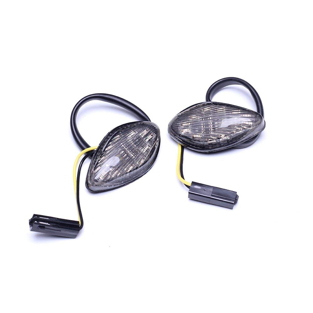 Vofono Turn Signal Compatible With For Honda Grom 2013-2019 Front Amber Flush 12 Led Turn Signals Blinkers Pack Of 2