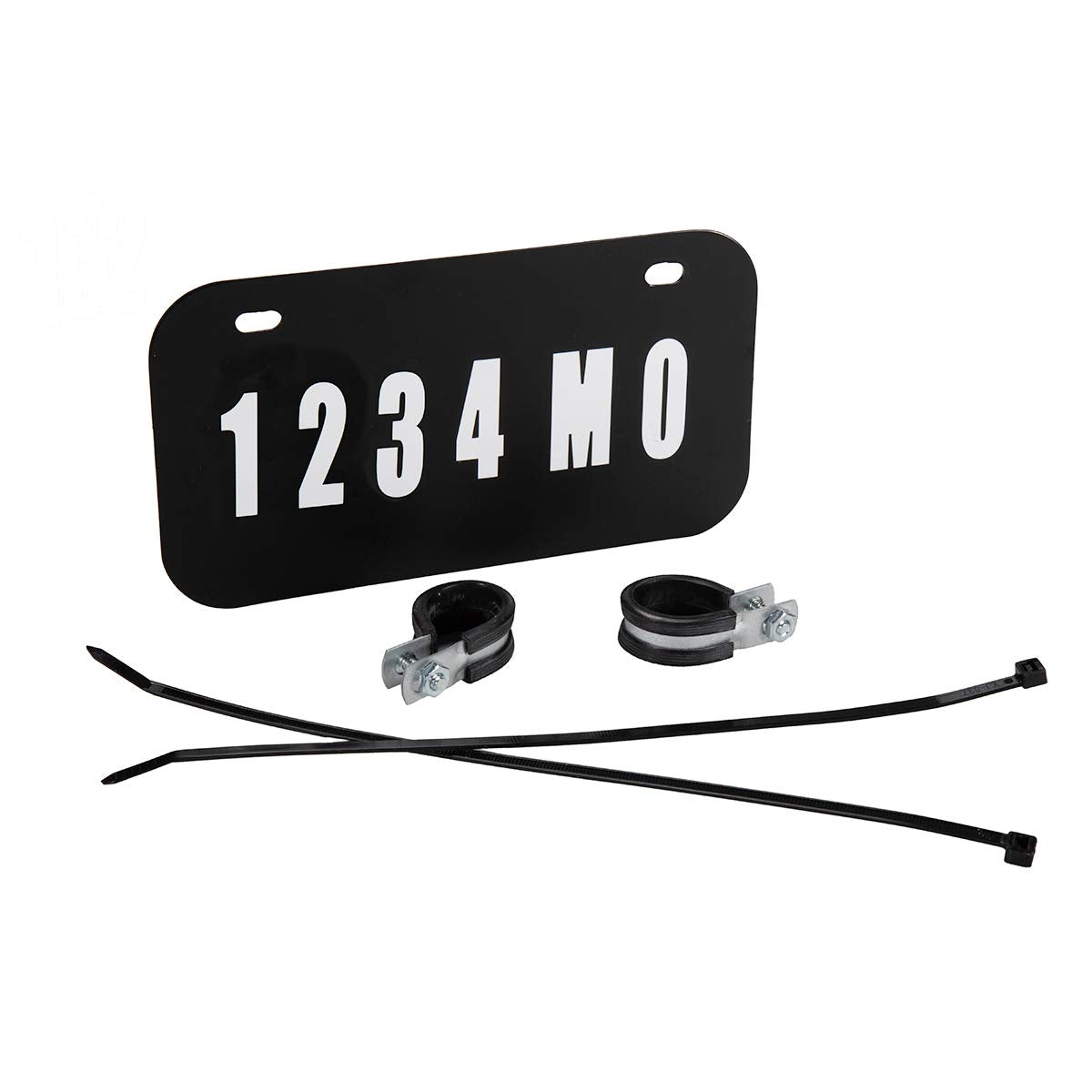 Raider Fs-12000 Atv/Utv License Plate Kit With Numbers And Letters Included (7.5 In X 4 In)