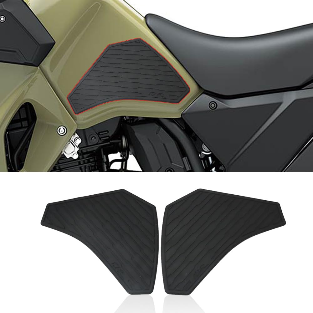 Motorcycle Accessories Tank Pad Rubber Anti-Slip Scratch-Resistant Protector Sticker For Klr 650 Klr650 2021 2022