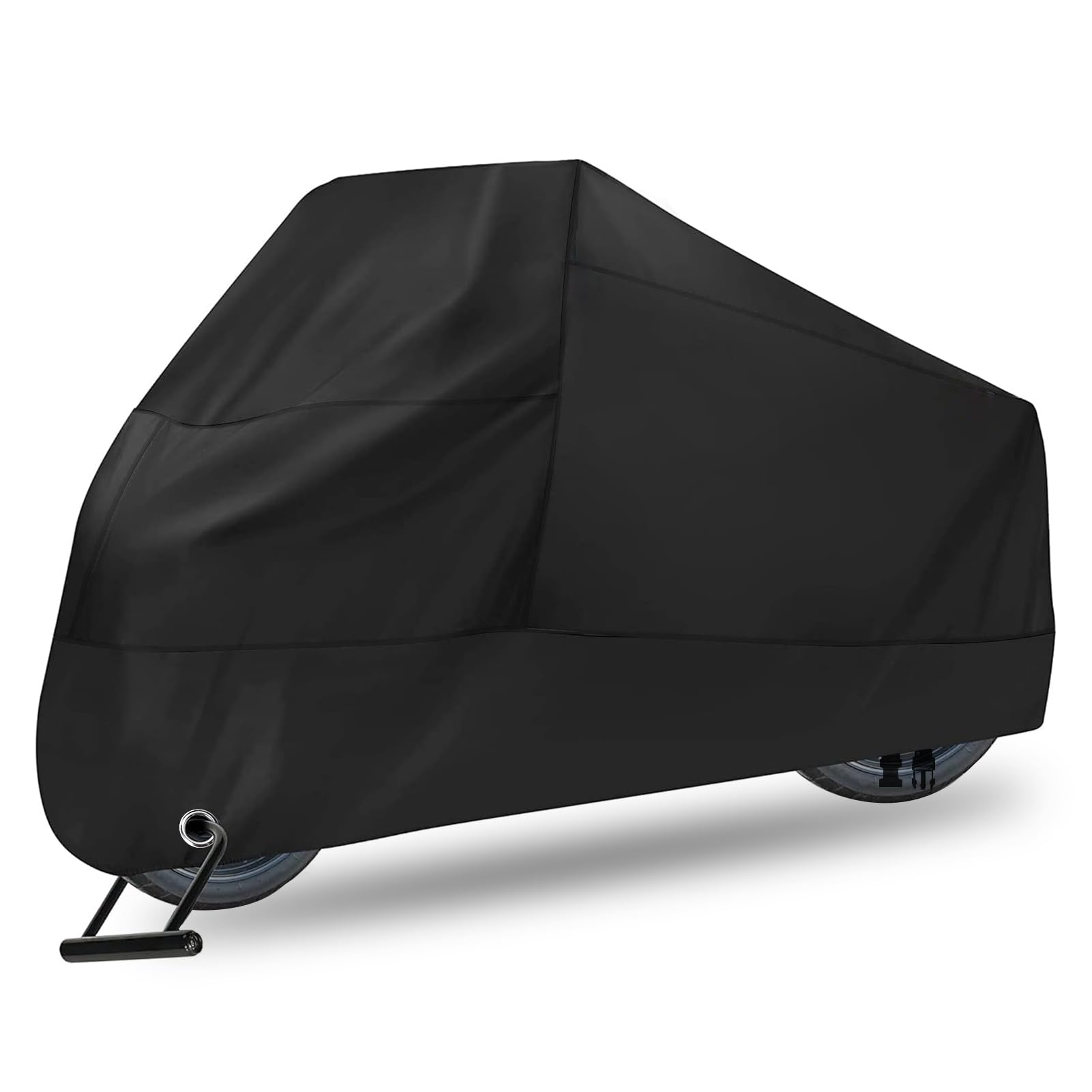 Motorcycle Cover Heavy Duty Waterproof: Durable Waterproof Scooter Cover With Windproof And Security System - Fits Up To 96 Inch Large Motorcycle