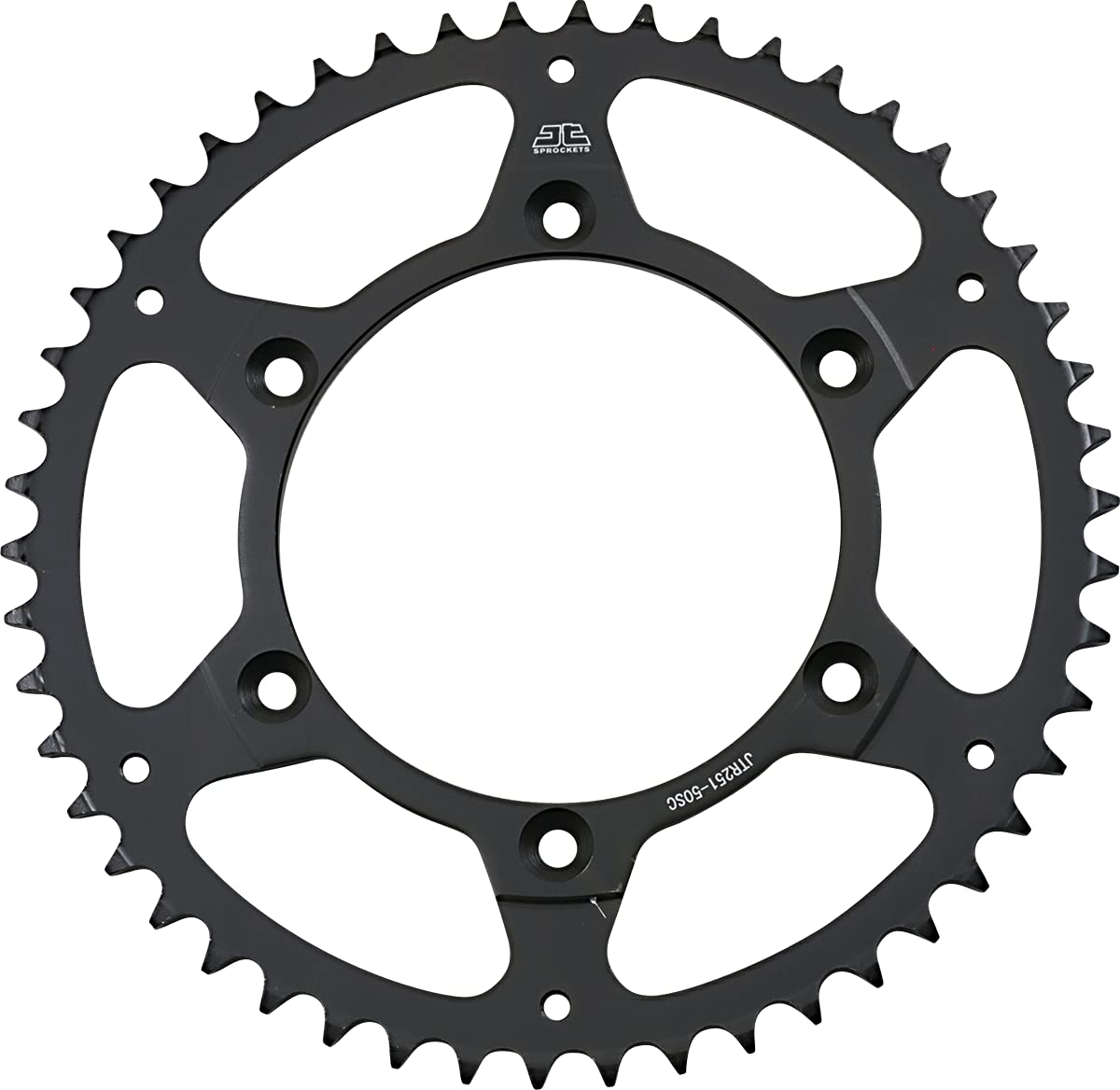 Jt Sprockets Jtr251.50Sc 50 Tooth Steel Self Cleaning Rear Sprocket, 1
