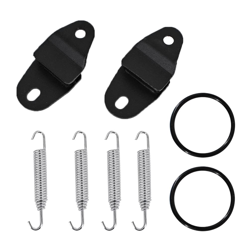 Exhaust Muffler Pipe Stay Mount With Hangers Springs And O-Rings Fits For Yamaha Banshee 350 Yfz350 1987-2006