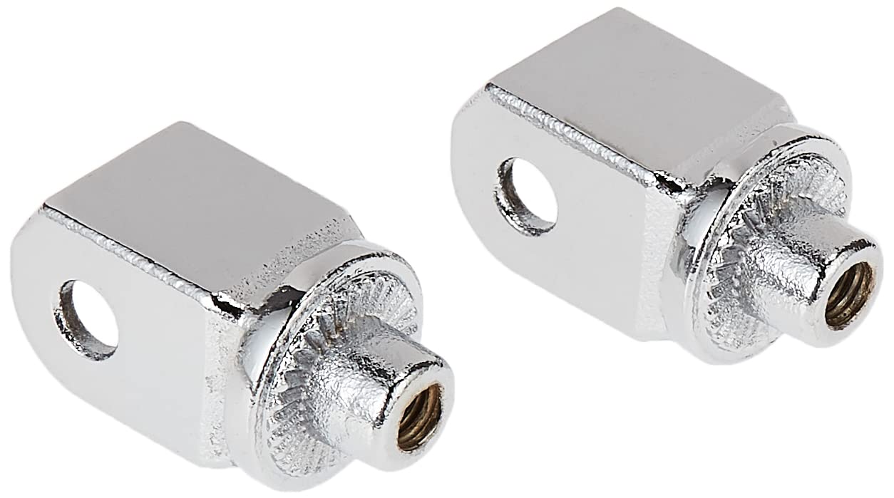 Kuryakyn 8815 Splined Male Mount Peg Adapters For Front Footpegs And Floorboards: 1996-2018 Honda Motorcycles, Chrome, 1 Pair, Medium