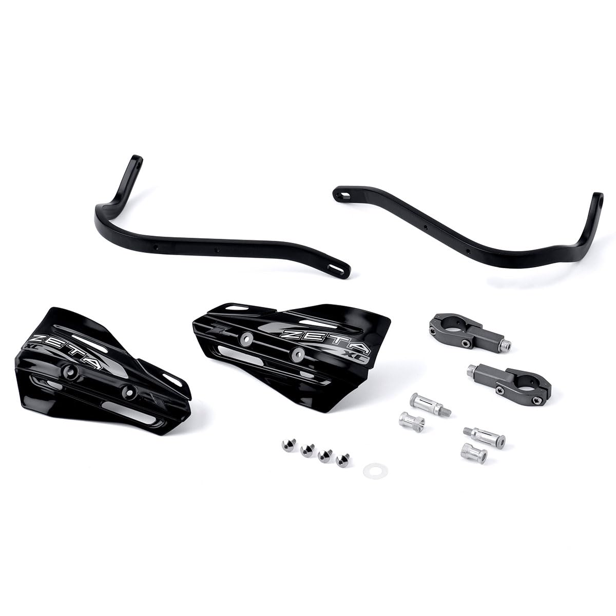 Zeta - Ze72-5019 - Armor Handguard Xc Kit For 28.6Mm Bar Black/Black