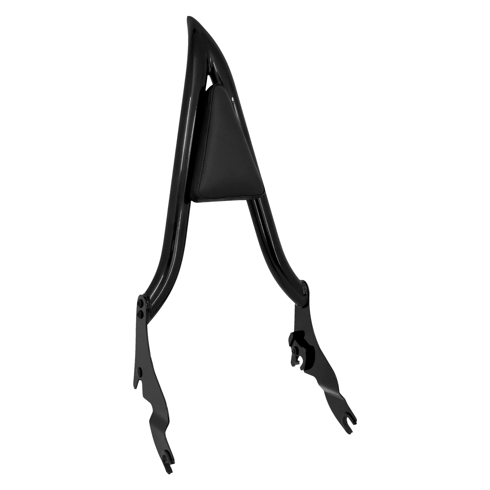 Hcmotorku Motorcycle Rear Sissy Bar Detachable Passenger Backrest With Cushion Pad Fit For Harley Touring Road King Street Glide Electra Glide Road Glide Flhr Flhx Flht Fltr 2009-2023 (Black 22')