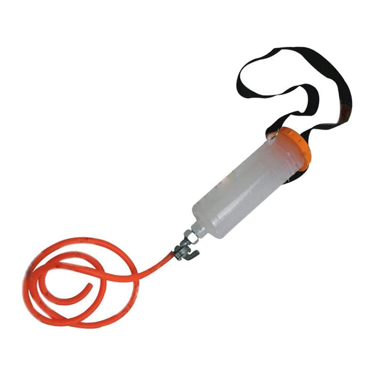 Annafi® Auxiliary Fuel Tank For Servicing Your Bike 300Ml | Fuel Tanks & Accessories | Workshop Tool Balancing Carbs Carburetor | Petrol 300Ml Tank Royal Enfield Bsa Norton Vintage Bikes (Orange)